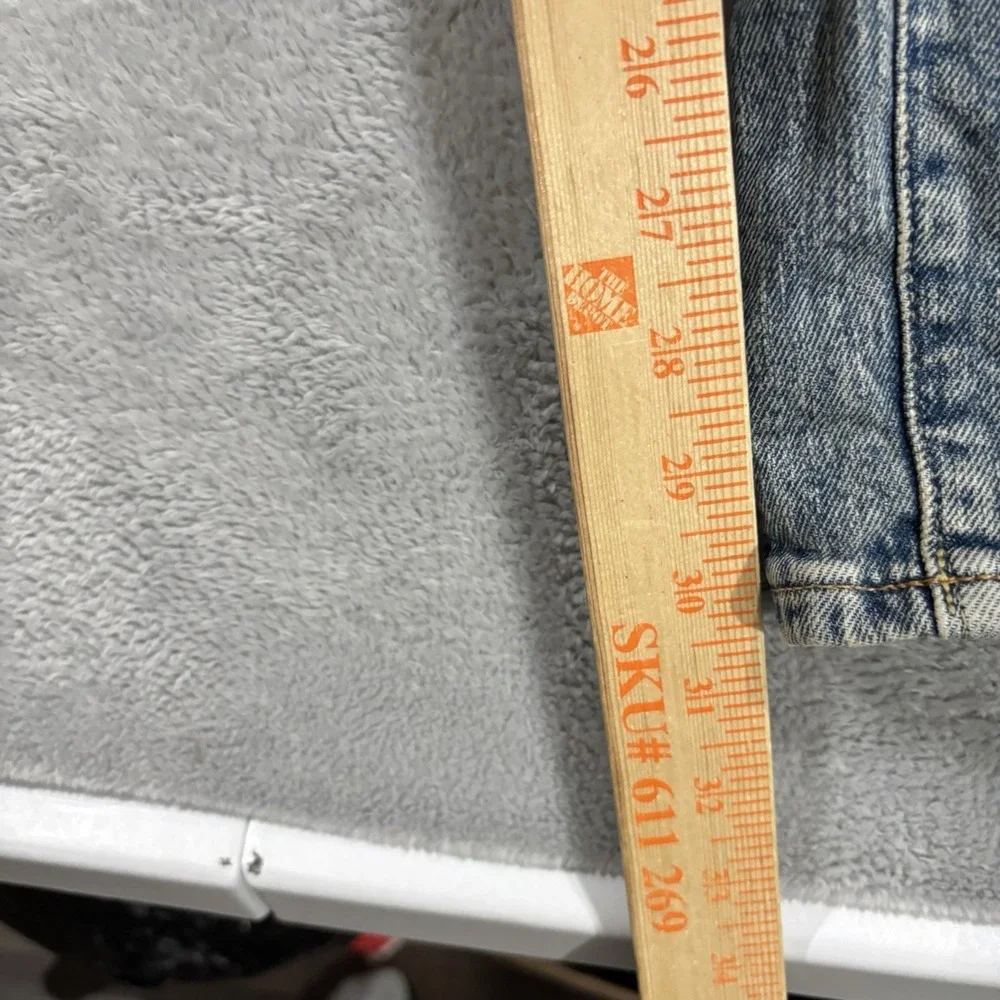 H&M Jeans Men's 32x30 Low Waist Skinny Slim Denim Blue Stonewash Normcore Casual